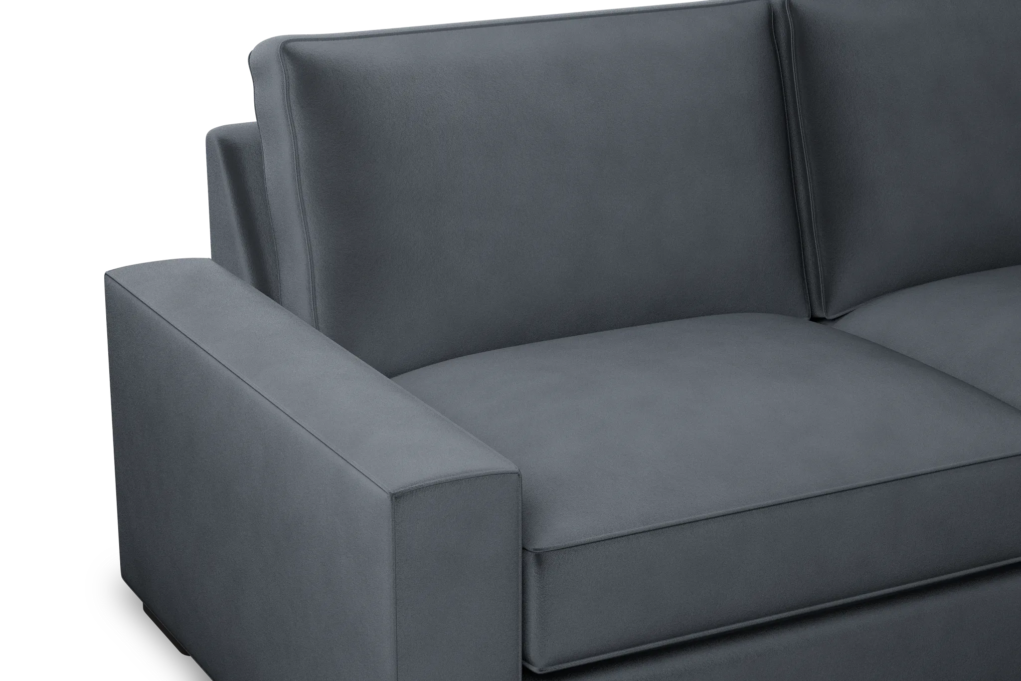 Edgewater Joya Gray 84" Sofa W/ 2 Cushions