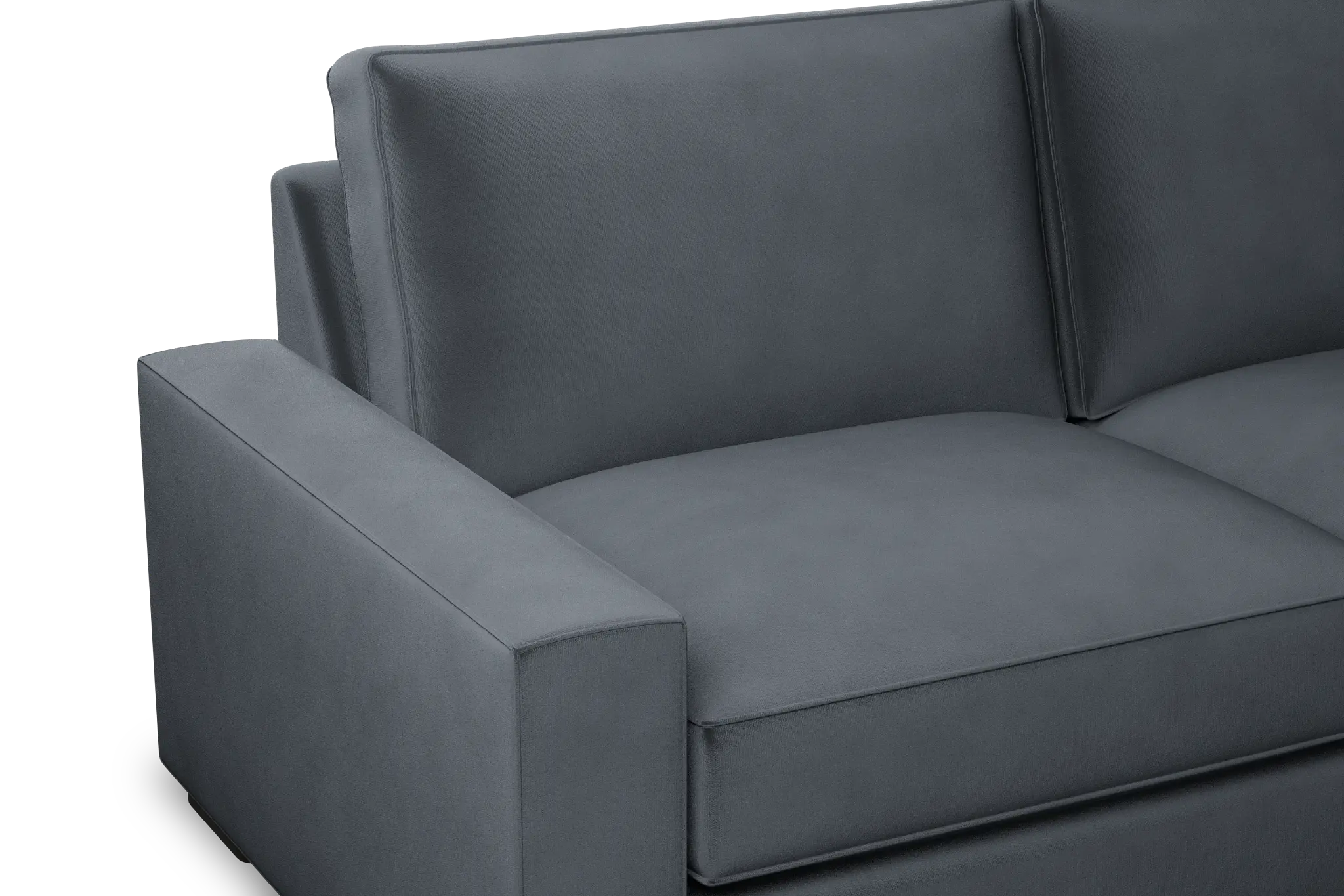 Edgewater Joya Gray 84" Sofa W/ 2 Cushions Edgewater Joya Gray 84" Sofa W/ 2 Cushions