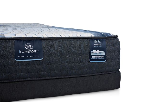 Serta Icomfort Aveda Plush Low-profile Mattress Set
