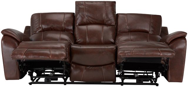 Memphis Medium Brown Lthr Vinyl Power Reclining Sofa Living Room Sofas City Furniture Memphis Medium Brown Lthr Vinyl Power, Amalfi Brown Leather Power Motion Reclining Sofa