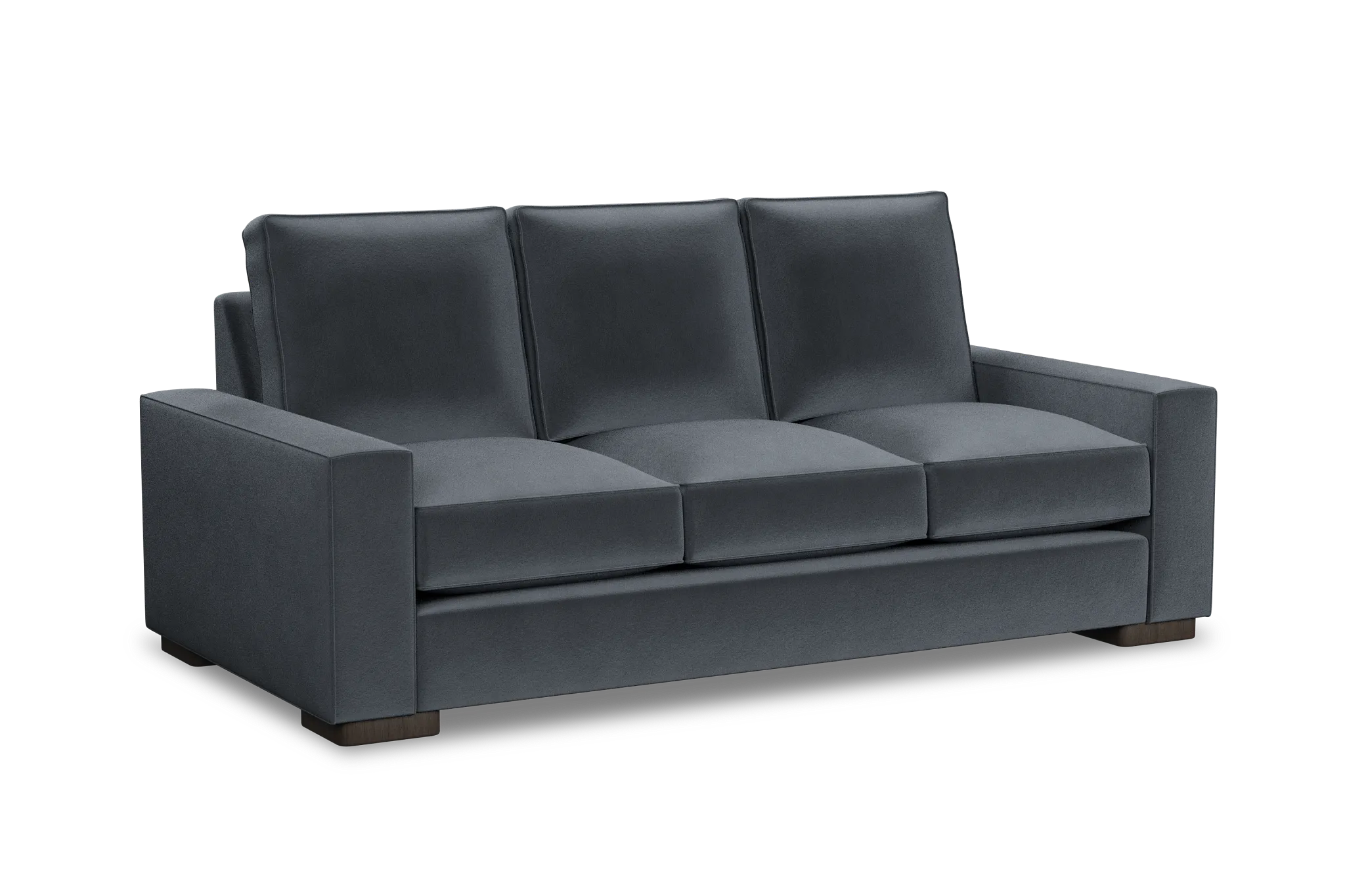 Edgewater Joya Gray 84" Sofa W/ 3 Cushions