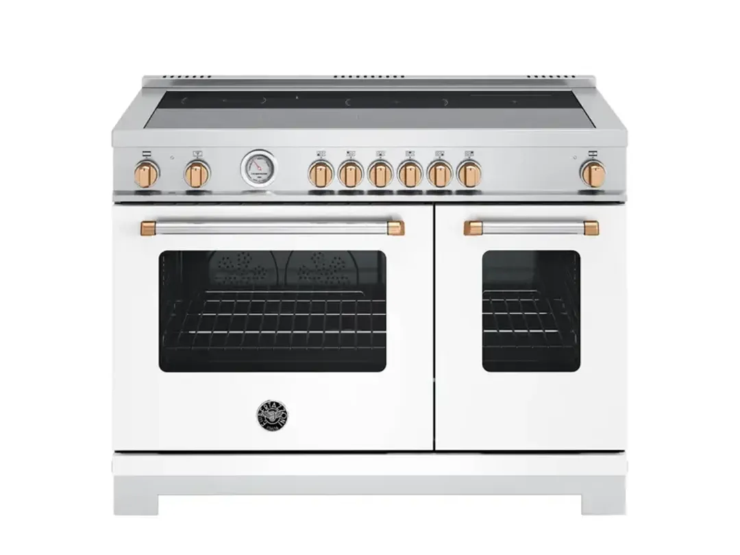 Bertazzoni Master Series White 48" Induction Range