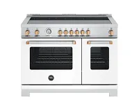 Bertazzoni Master Series White 48" Induction Range