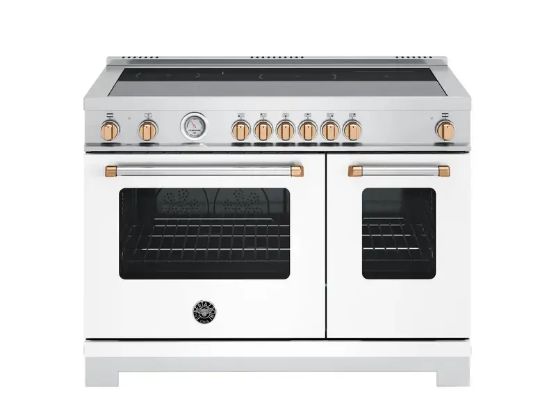 Bertazzoni Master Series White 48" Induction Range