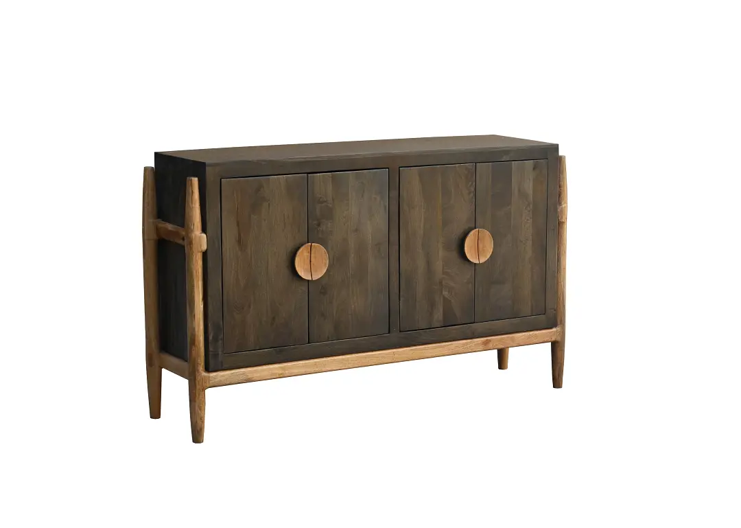 Jocco Dark Gray Four-door Cabinet Jocco Dark Gray Four-door Cabinet