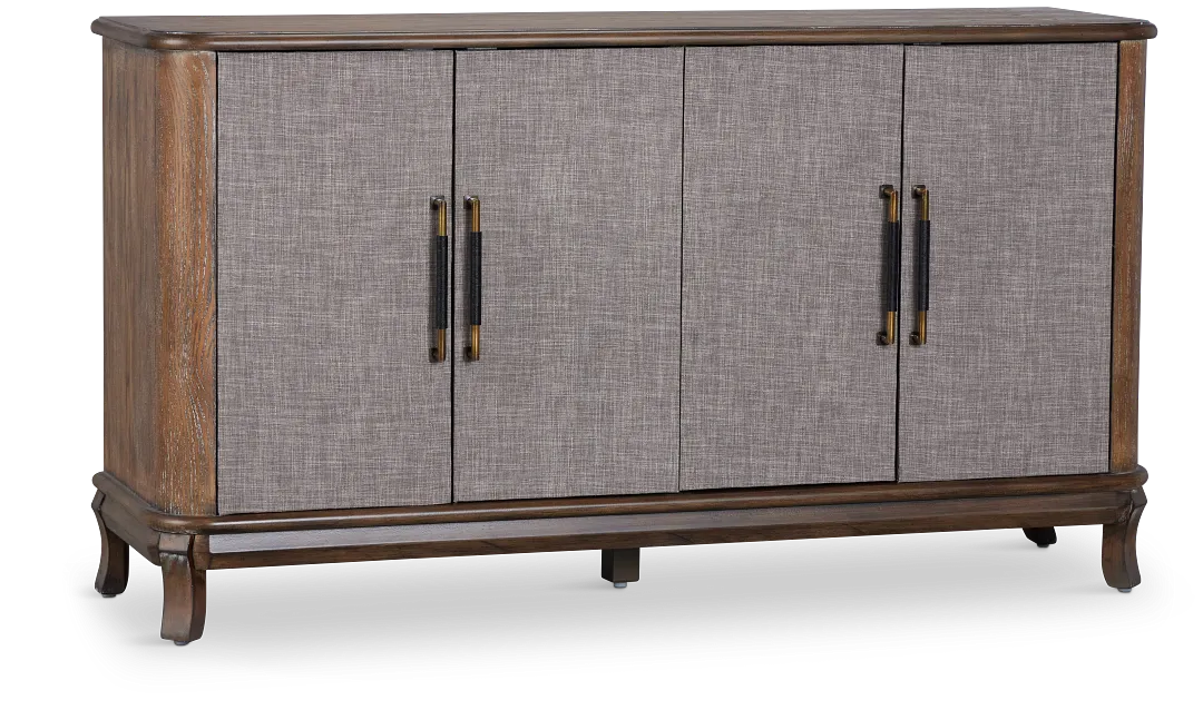 Milo Mid Tone Four-door Cabinet