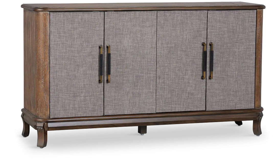 Milo Mid Tone Four-door Cabinet Milo Mid Tone Four-door Cabinet