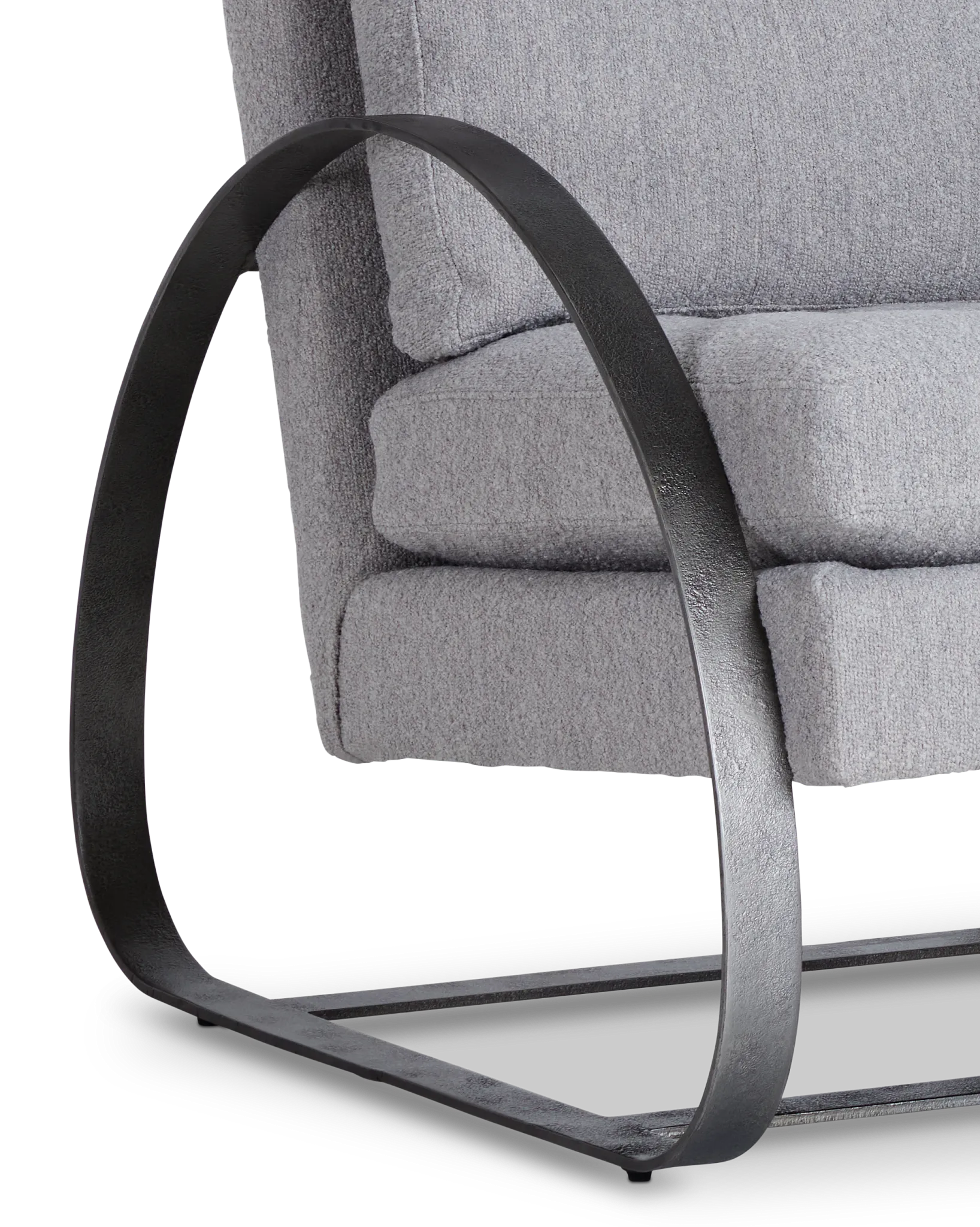 Porter Gray Fabric Accent Chair