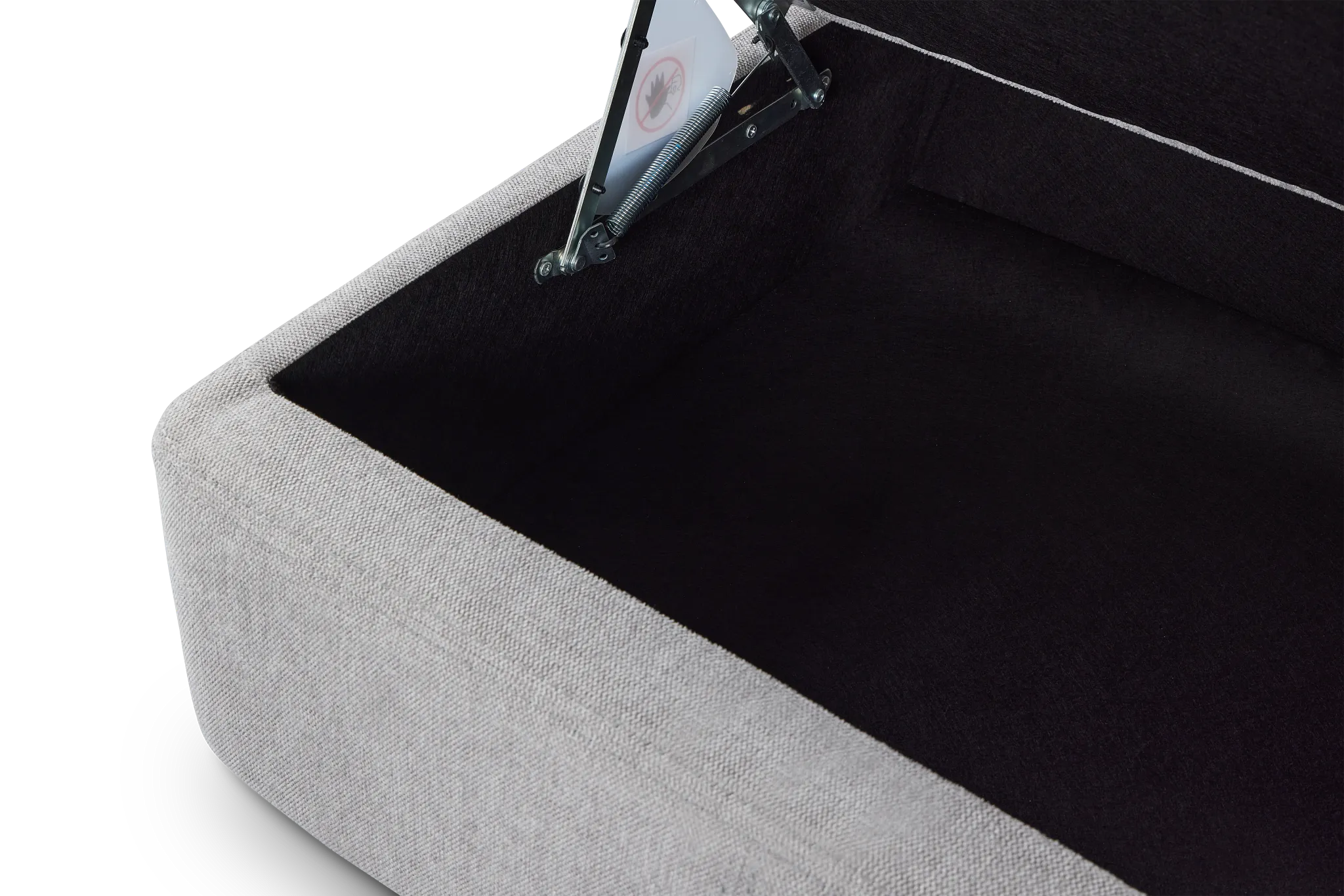 Callum Light Gray Storage Medium Left Triple Power Chaise Sleepr Sectional