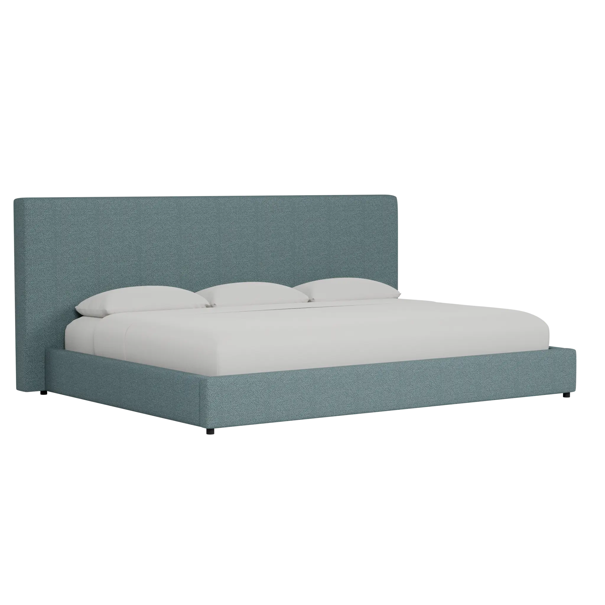 Grayton Sutton Blue 54" Upholstered Platform Bed Grayton Sutton Blue 54" Upholstered Platform Bed