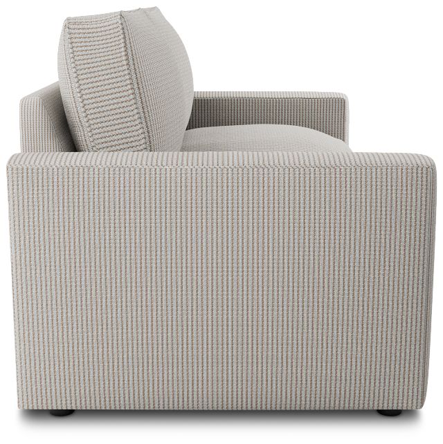 Siesta Lucy Light Beige Fabric Loveseat
