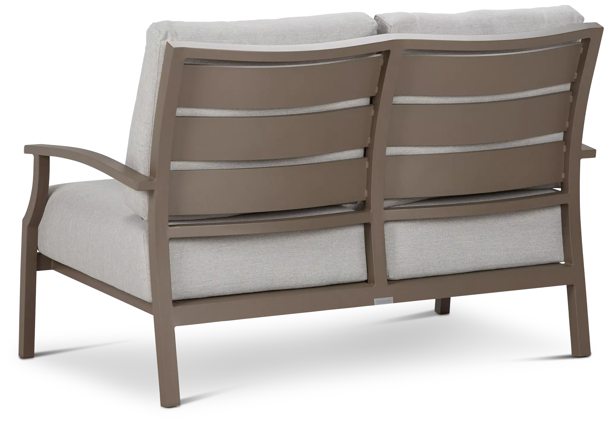 Raleigh Gray Aluminum Loveseat Raleigh Gray Aluminum Loveseat