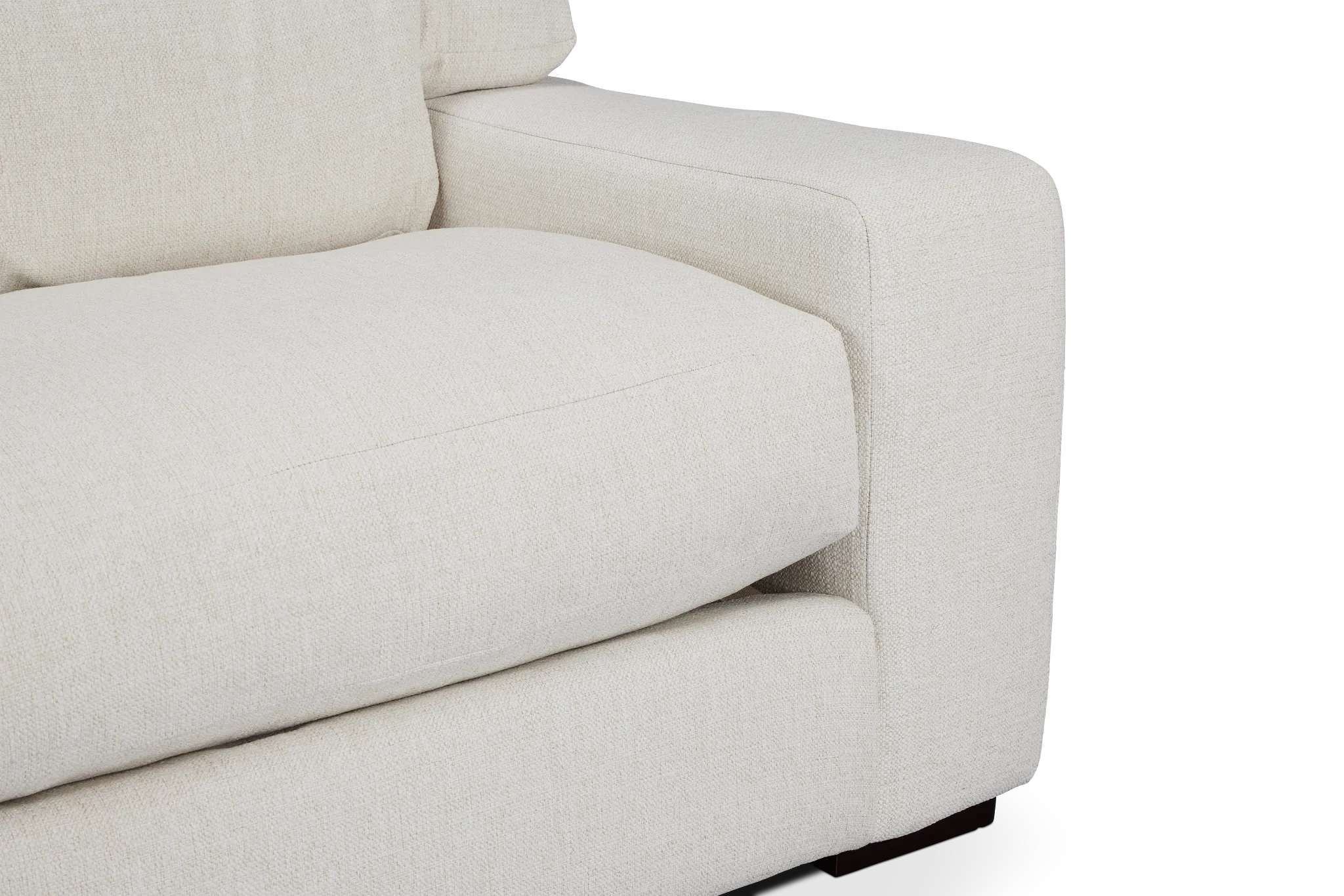 Veronica 90" White Down Sofa