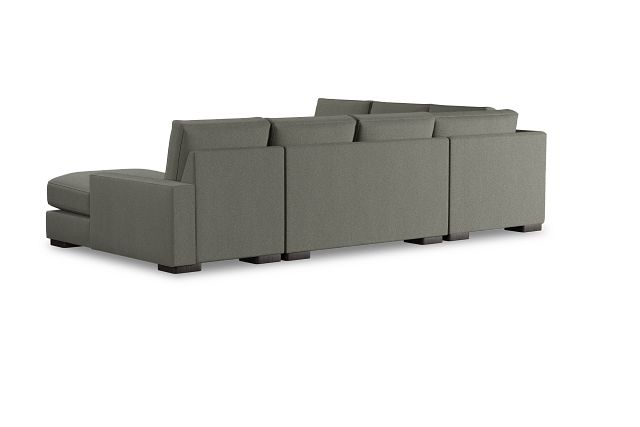 Edgewater Delray Pewter Medium Right Chaise Sectional (3)