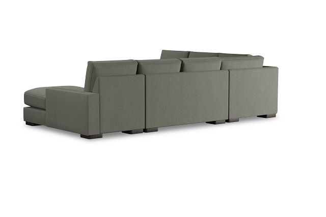 Edgewater Delray Pewter Medium Right Chaise Sectional