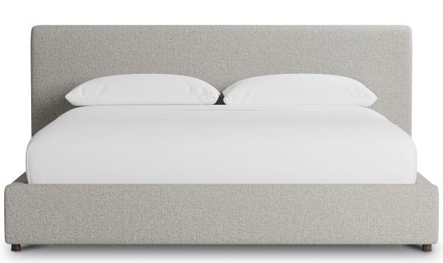 Gayton Elavation Khaki 44" Upholstered Platform Bed