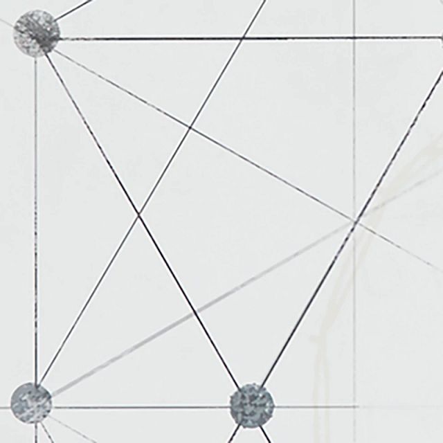 Hexagon Beige Framed Wall Art