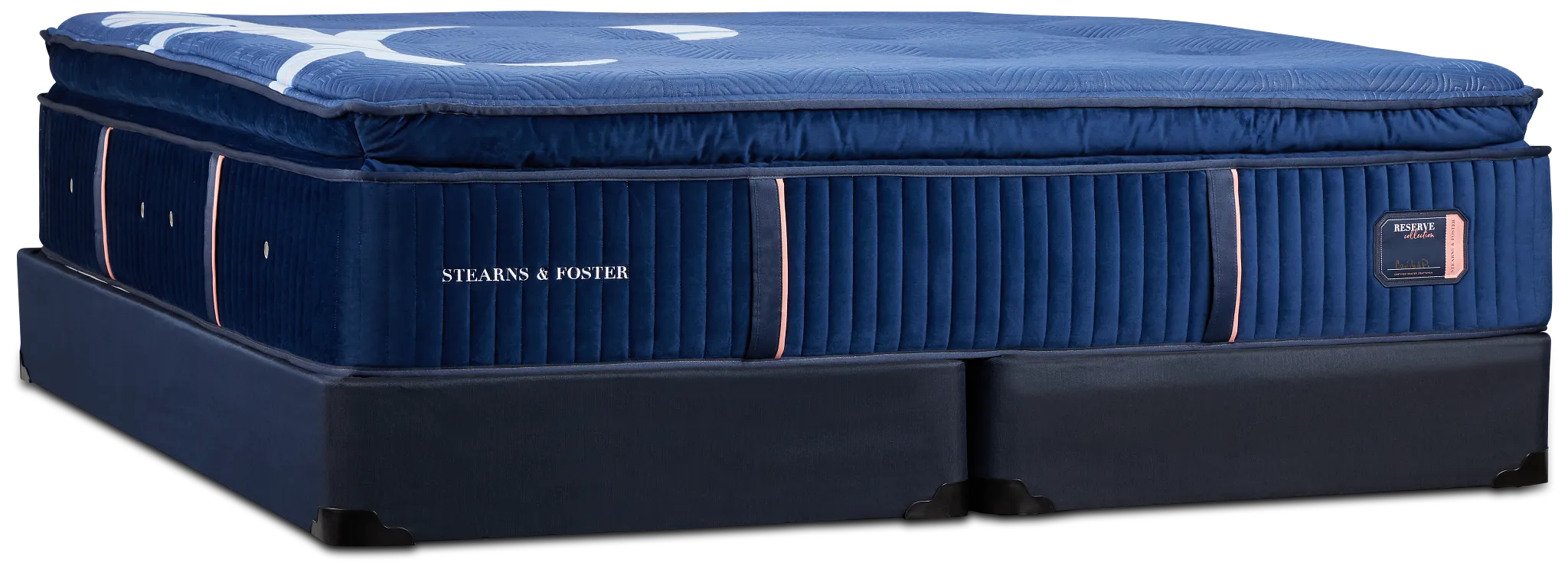 Stearns & Foster Reserve Soft Euro Pillow Top Mattress Set