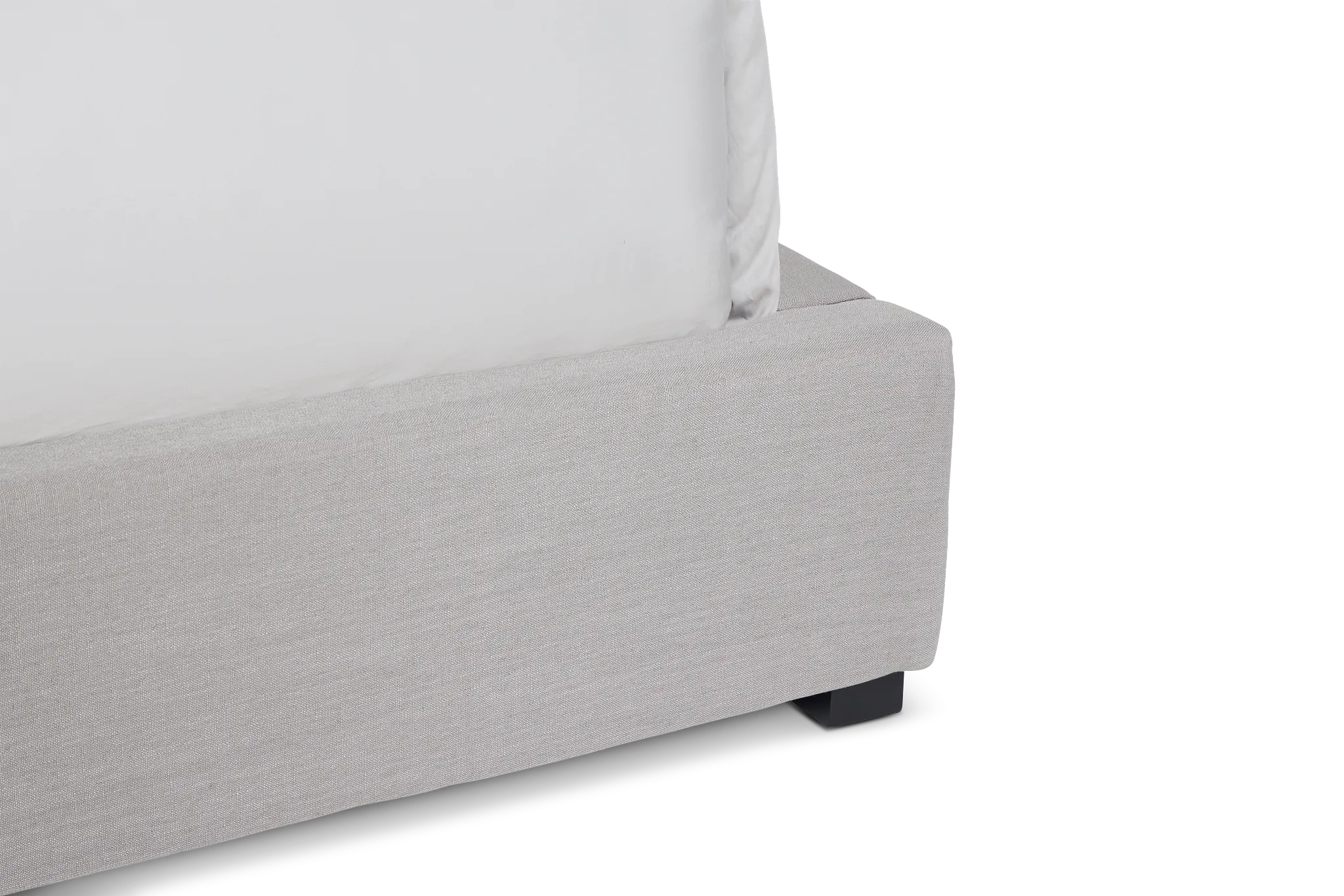 Lacey Gray Uph Platform Bed