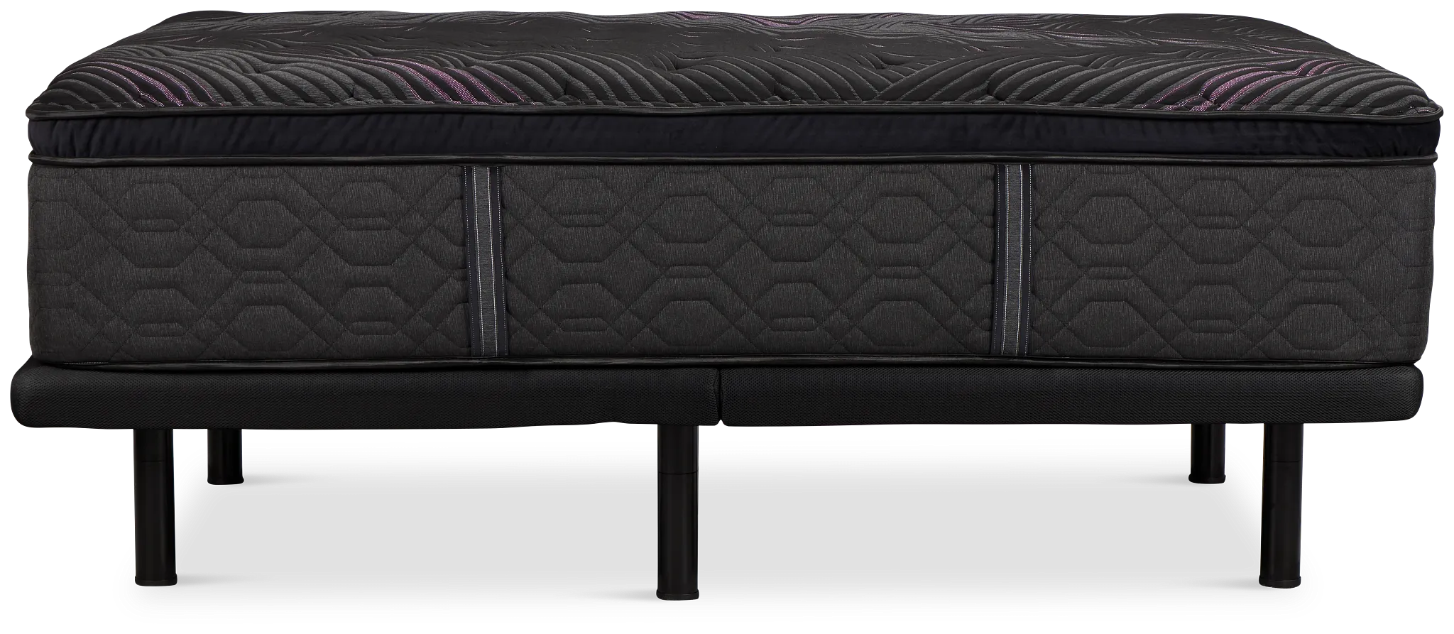 Beautyrest Black Series Two Plush Pillow Top Plus Adjustable Mattress Set