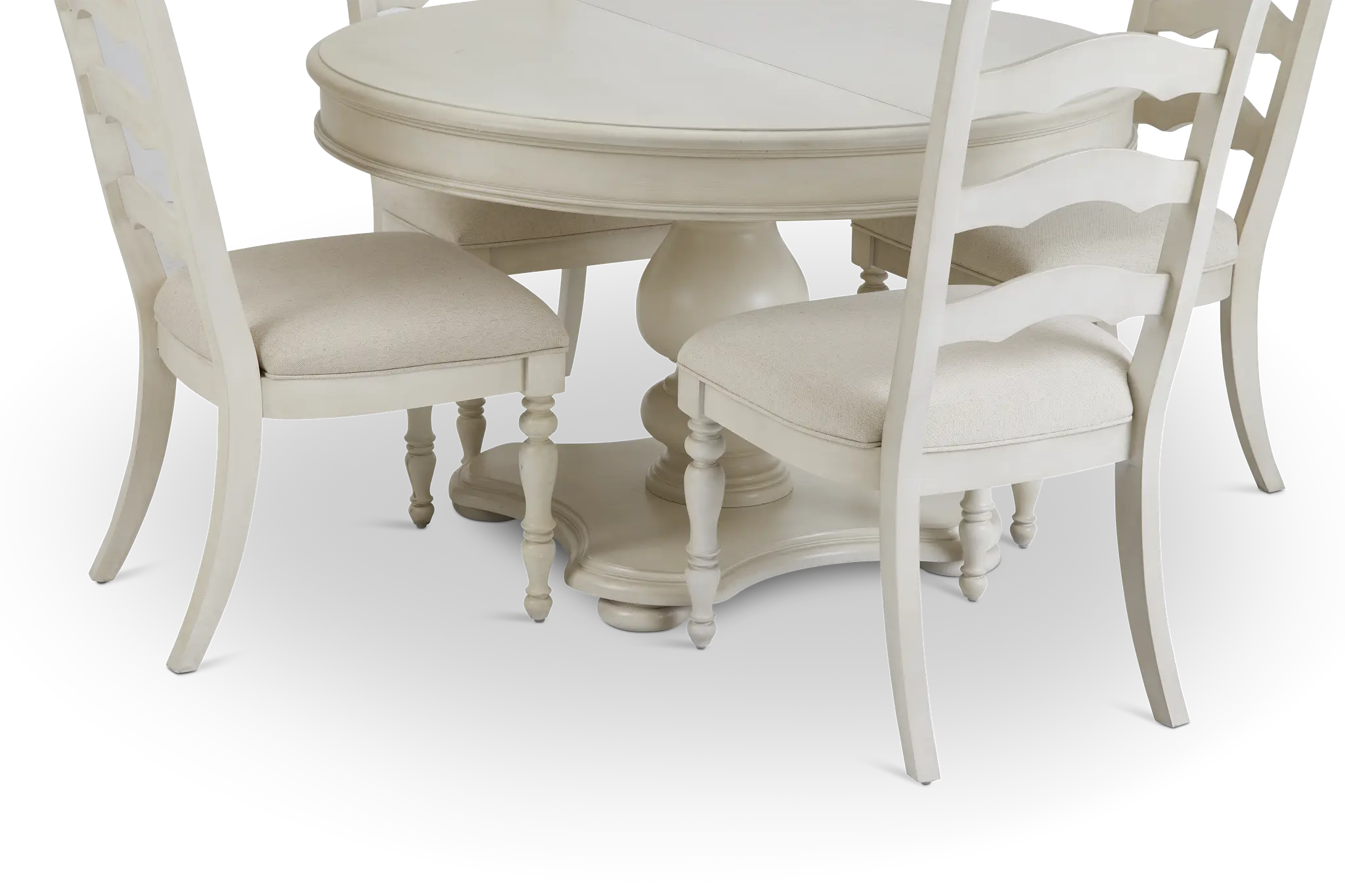 Savannah Ivory Round Table & 4 Chairs Savannah Ivory Round Table & 4 Chairs