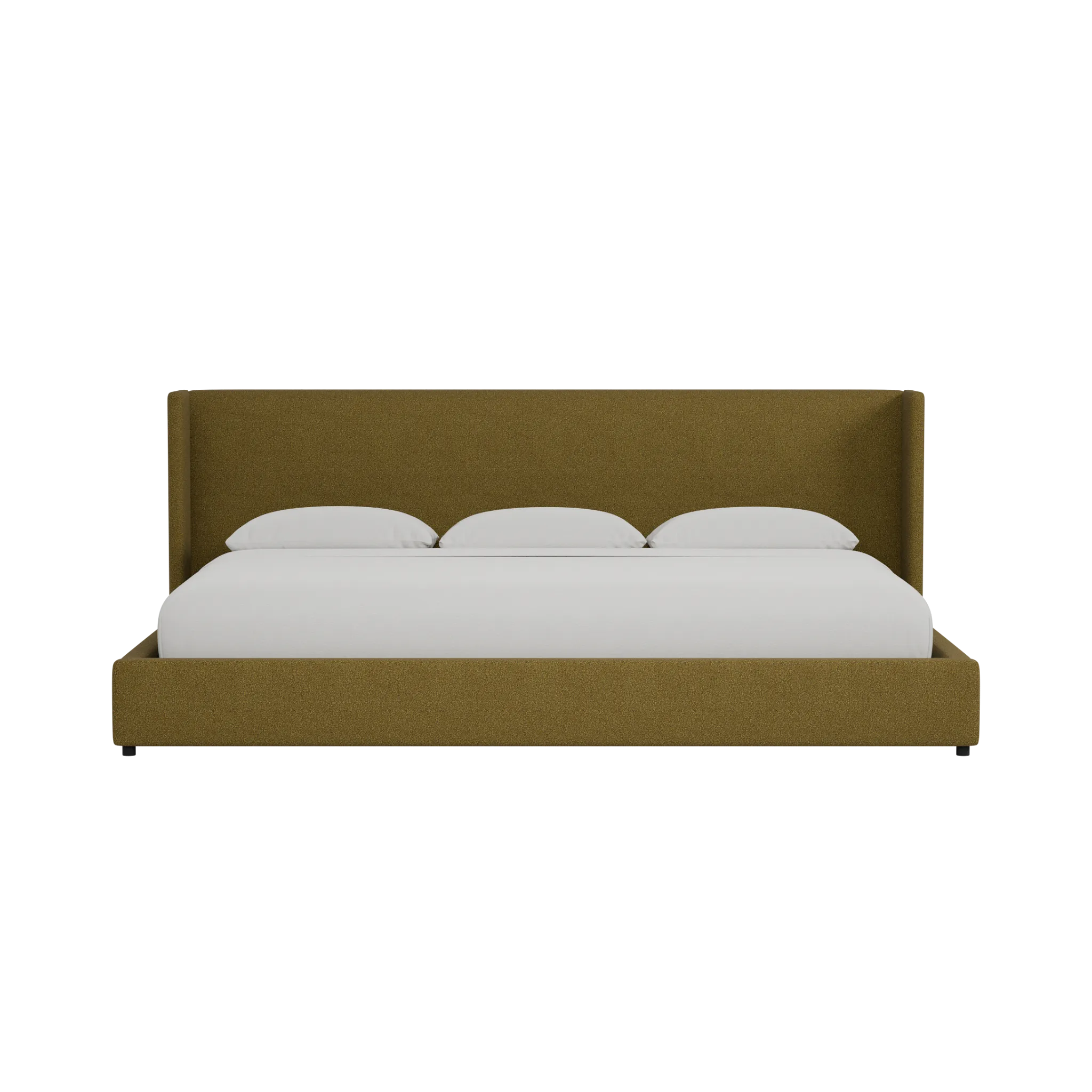 Captiva Elite Dark Green 48" Upholstered Shelter Bed
