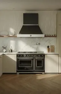 Bertazzoni Heritage Series Black 48" Dual Fuel Range