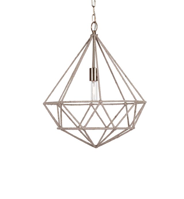 Bede Jute Chandelier