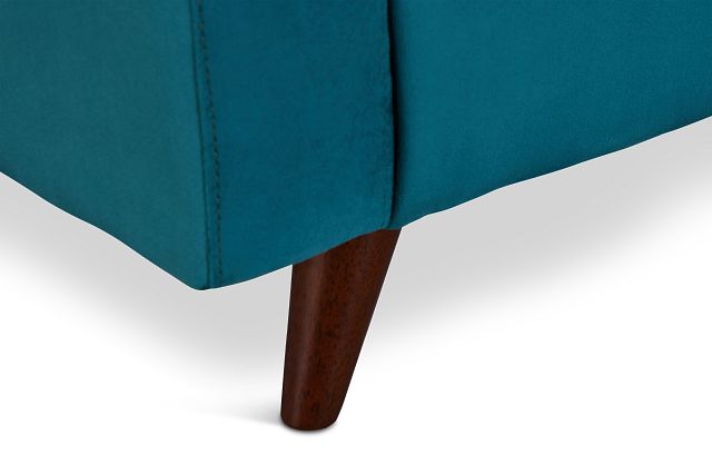 Mila Teal Velvet Chair