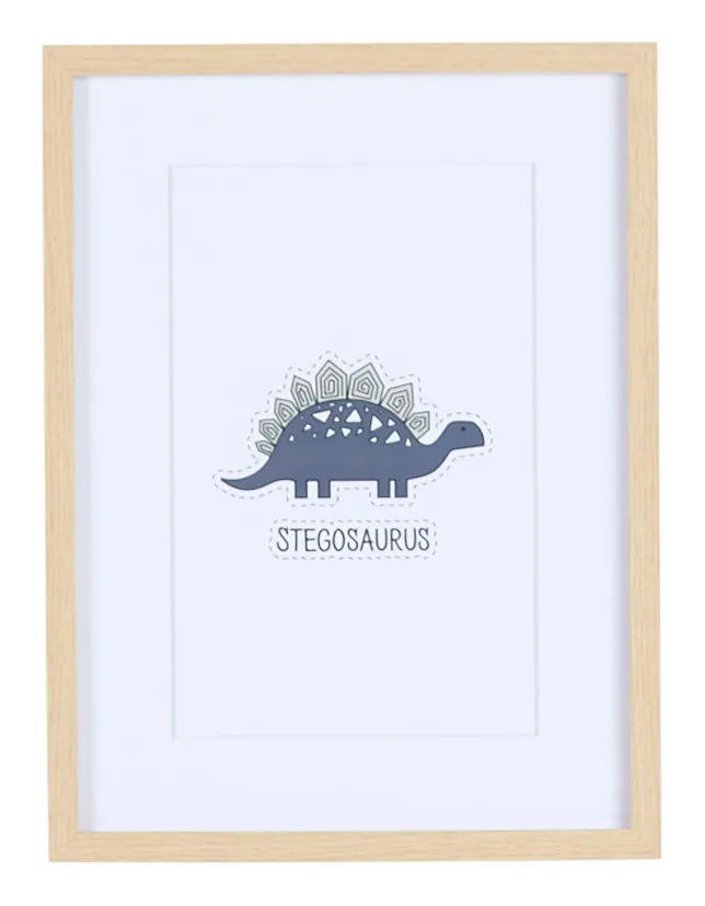 Spike Blue Framed Wall Art