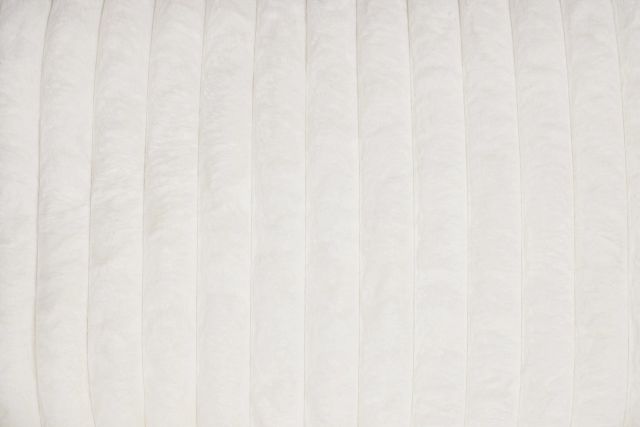 Teddy White Fabric Chaise