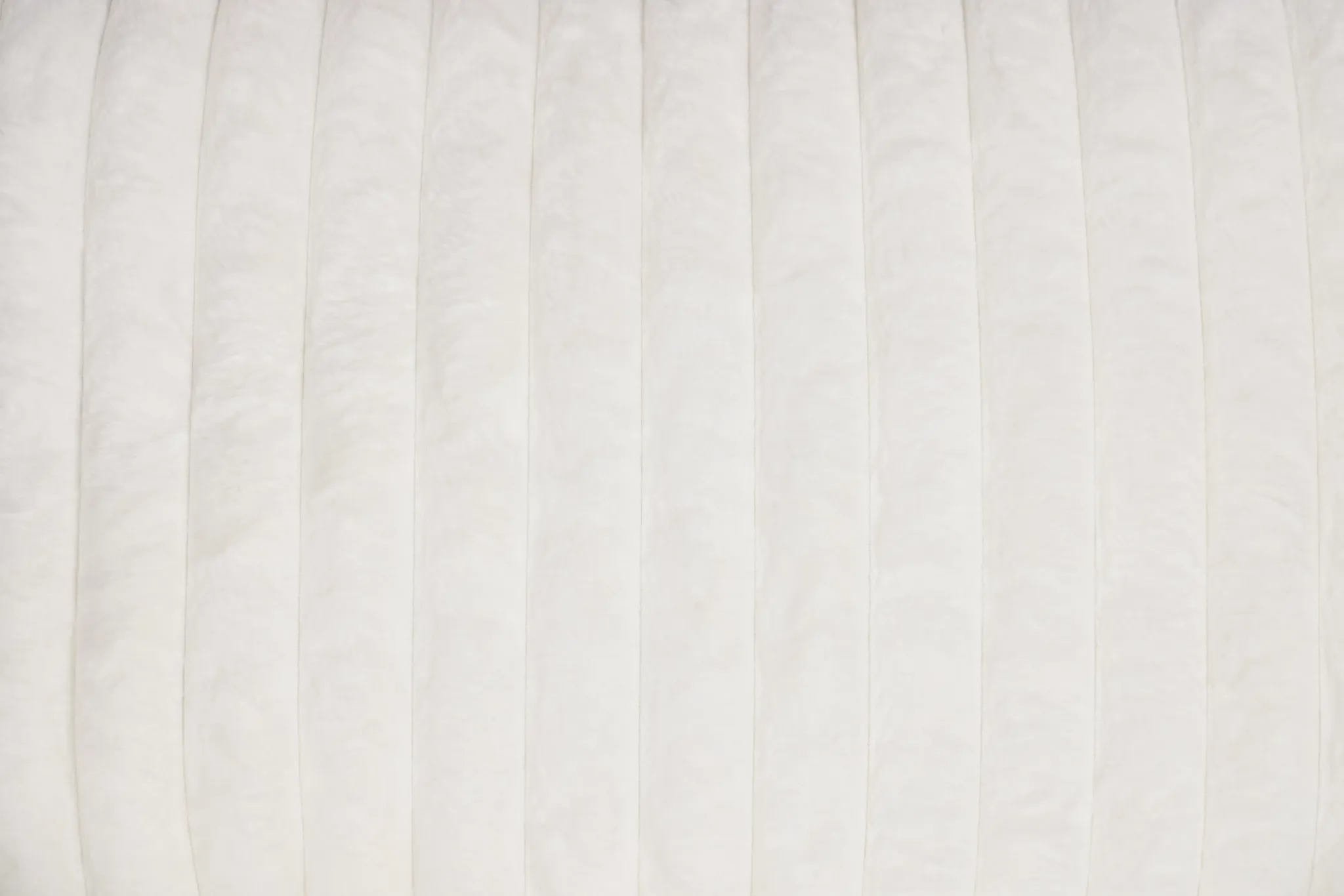 Teddy White Fabric Chaise