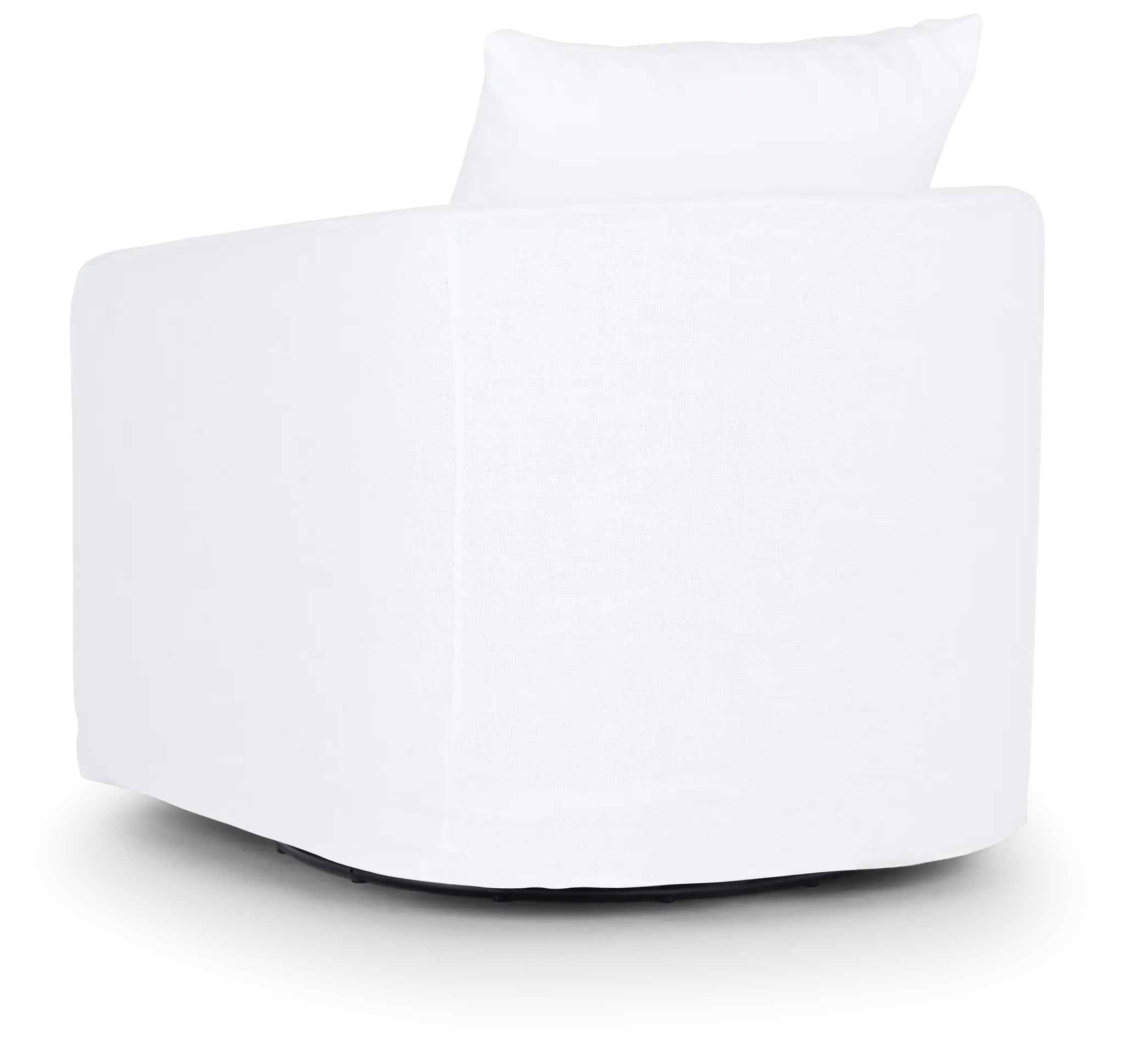Willow White Fabric Swivel Chair Willow White Fabric Swivel Chair