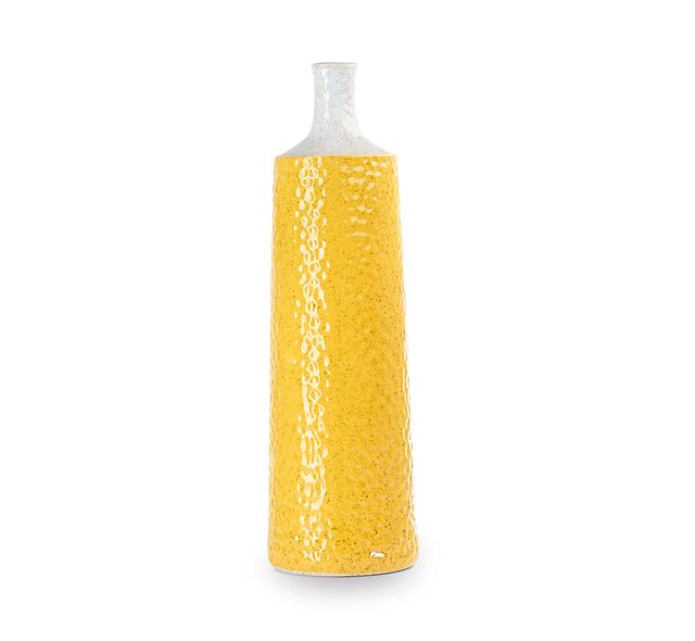 Mia Yellow Ceramic Vase