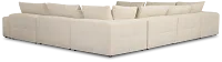 Remi Light Beige Fabric 10-piece Modular Sectional