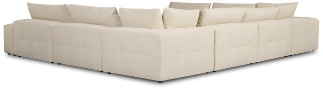 Remi Light Beige Fabric 10-piece Modular Sectional