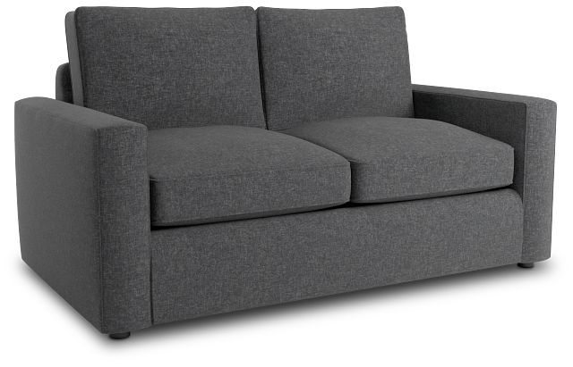 Siesta Delray Dark Gray Fabric Memory Foam Sleeper