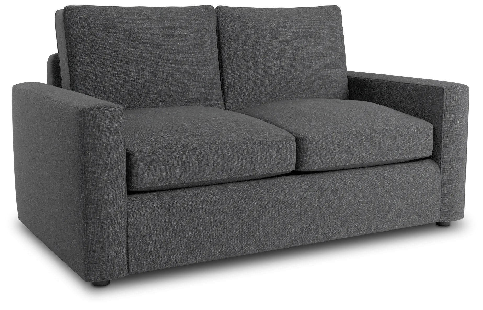 Siesta Delray Dark Gray Fabric Memory Foam Sleeper