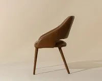 Vannah Brown Upholstered Arm Chair