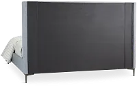 Kent Gray Uph Panel Bed