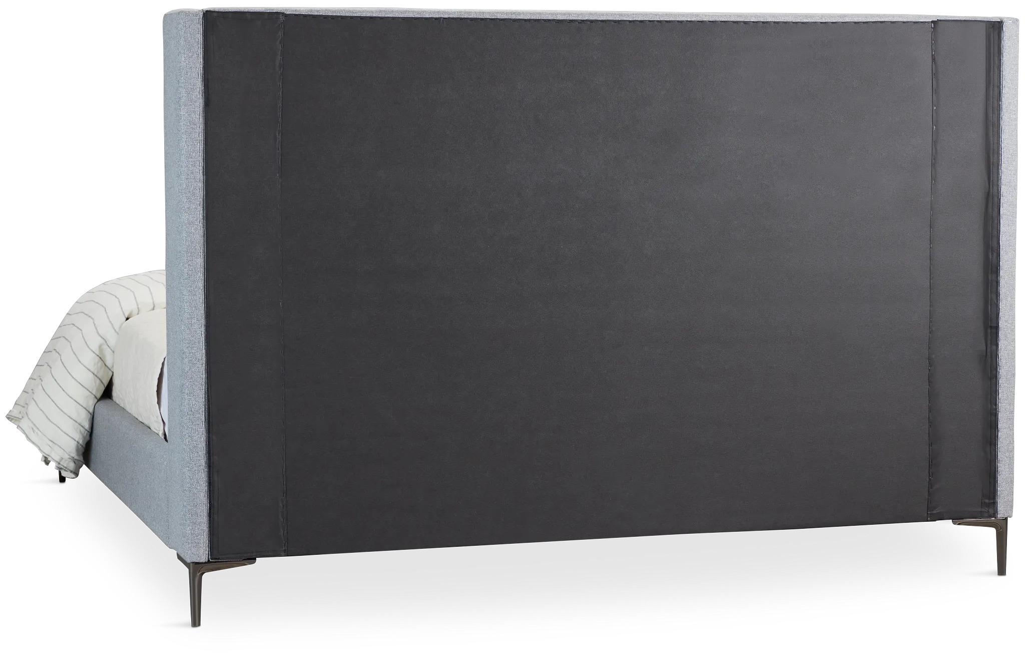 Kent Gray Uph Panel Bed