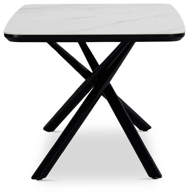 Palos White Rectangular Table