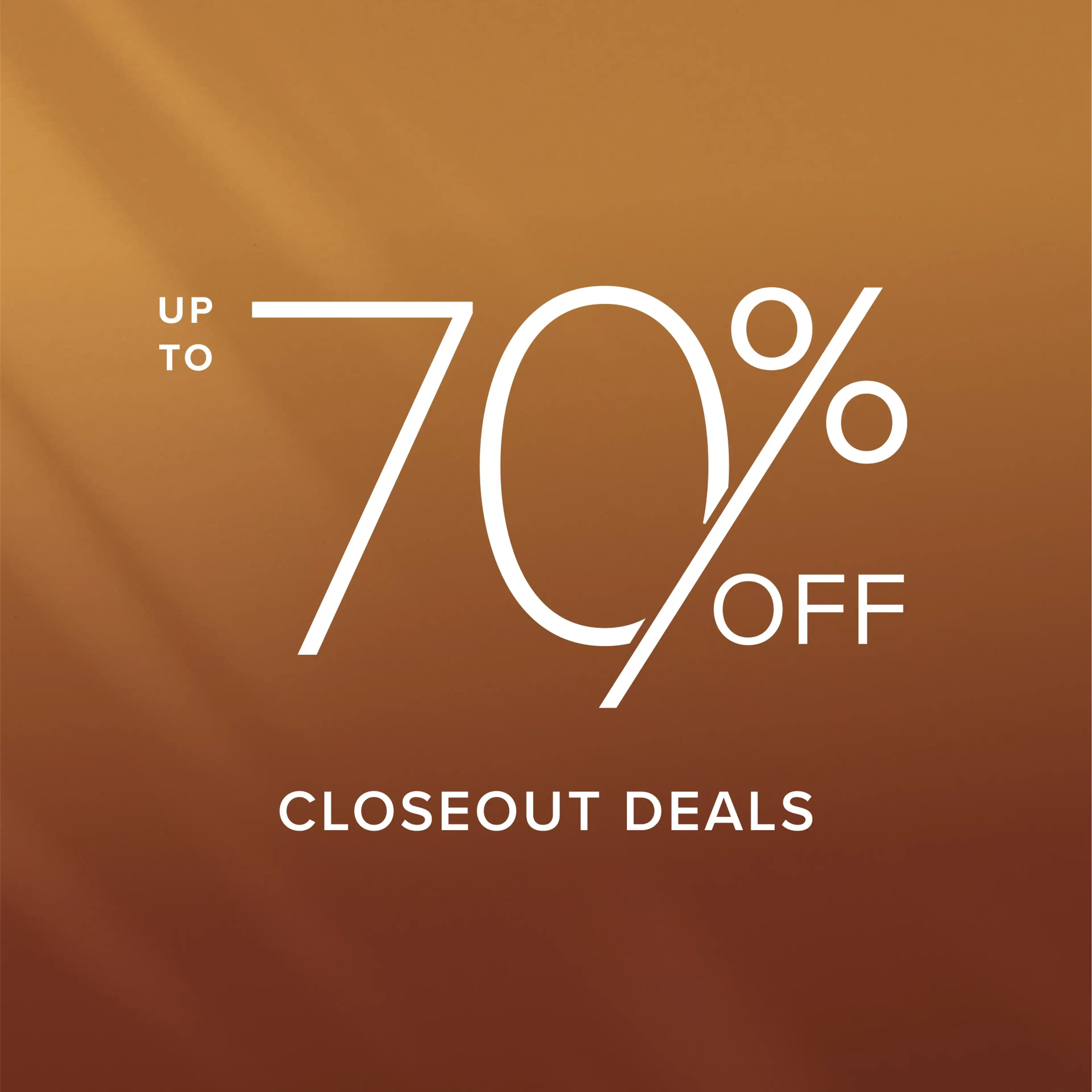 Closeouts