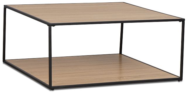 Lynden Light Tone Square Coffee Table
