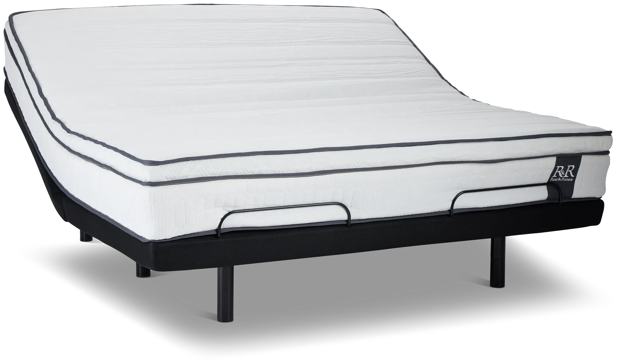 Rest & Renew By Zinus 12" Hybrid Plus Adjustable Mattress Set