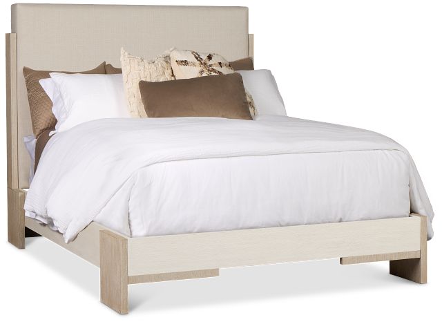 Miramar Light Tone Uph Panel Bed