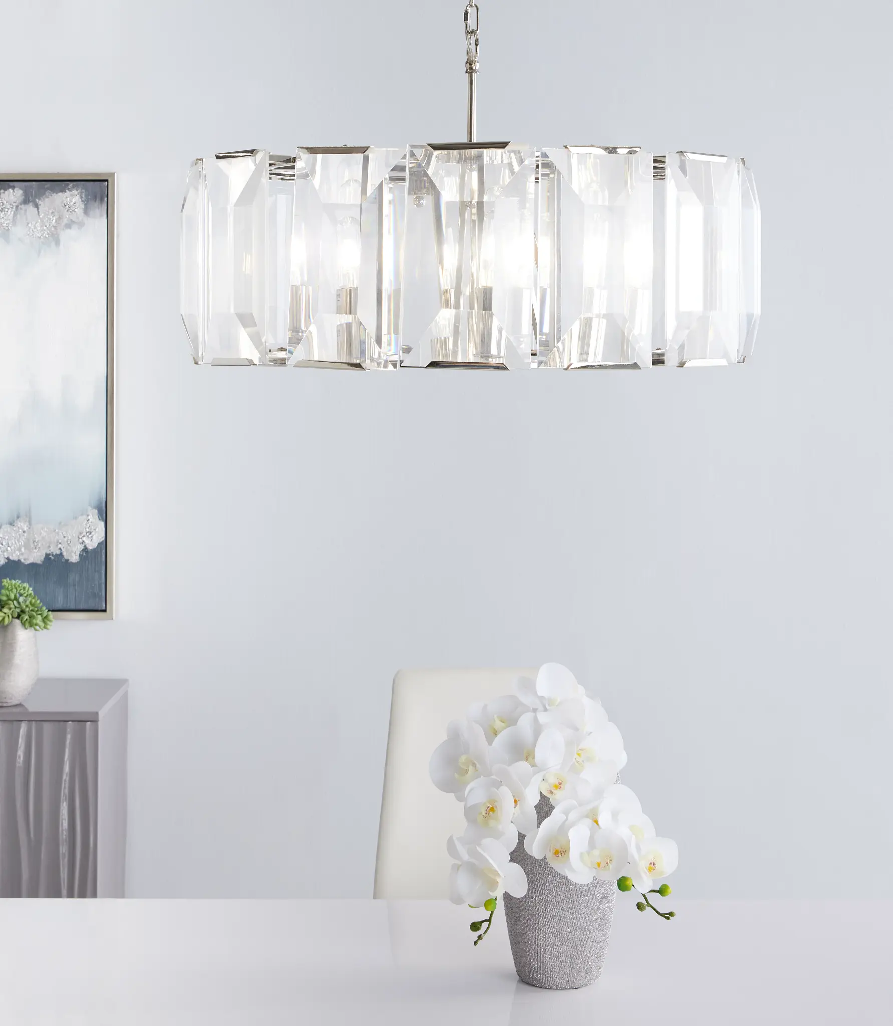 Tory Silver Chandelier Tory Silver Chandelier