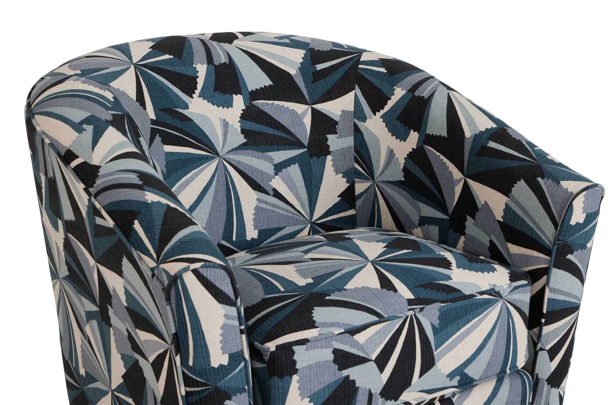 Tina Dark Blue Fabric Accent Chair Tina Dark Blue Fabric Accent Chair