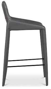 Wayne Gray 27" Upholstered Barstool