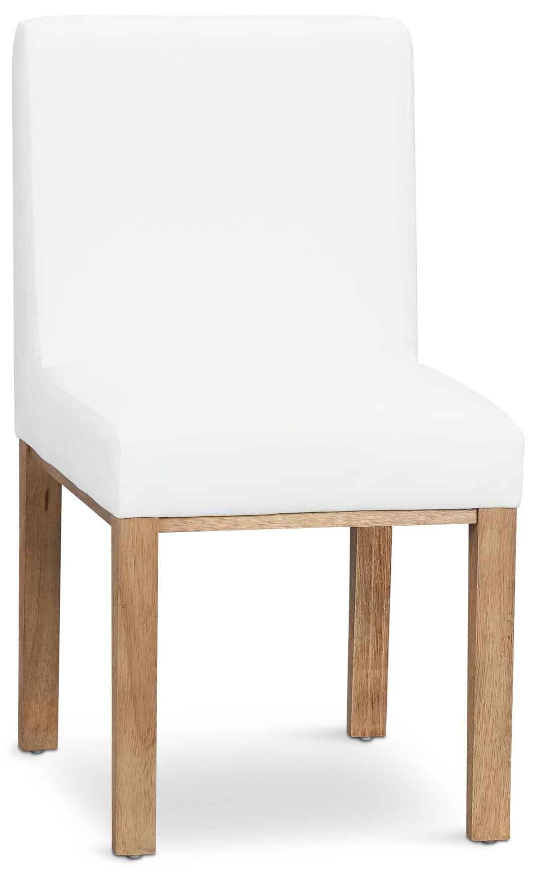 Haven White Upholstered Side Chair
